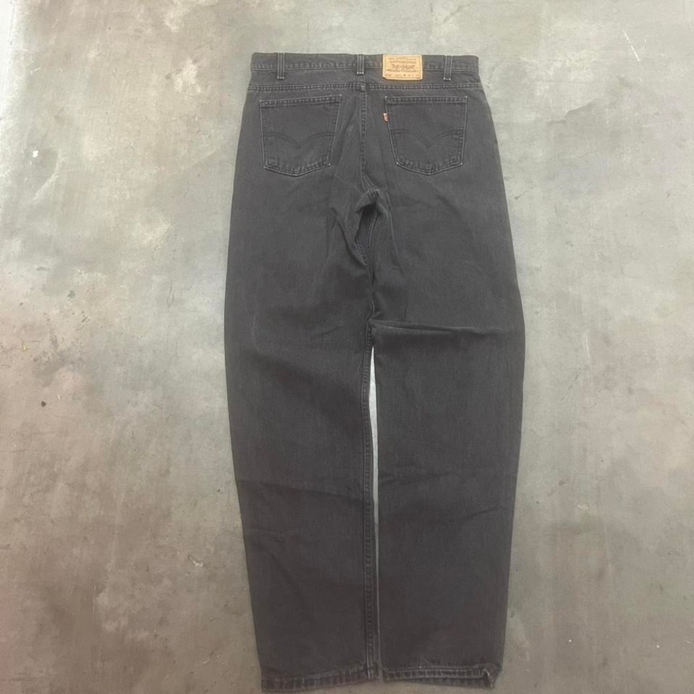 Vintage‎ 90s Levi's orange tab men's Black faded skater loose fit jeans